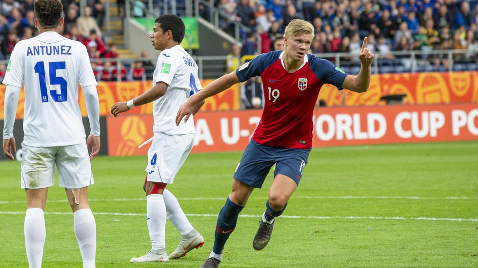 Noruego que le marcó 9 goles a Honduras, lidera los goleadores de la