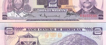 billete de honduras de los mas bellos del mundo